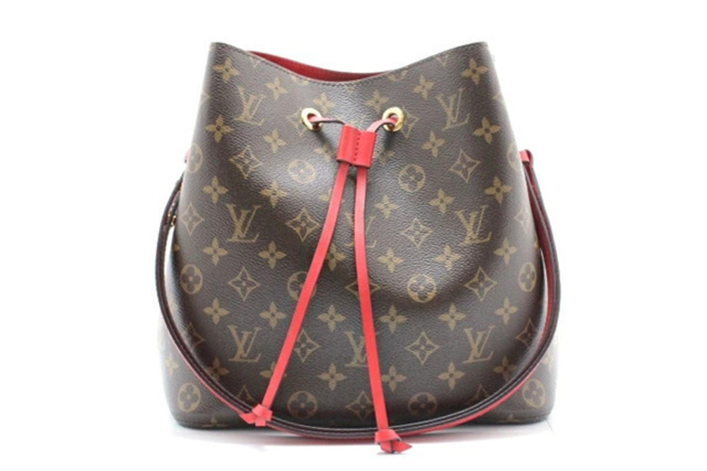 LOUIS VUITTON Neo Noe Shoulder Bag Monogram Coquelicot Red